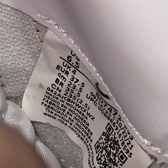 Nike | Womens Classic Cortez Premium White Red And Blue Size: 6.5 - Picture 7 of 7